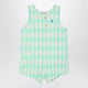 Bobo Choses Lucky Fish Green Water Romper