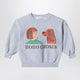 Bobo Choses Friends In A Pickle Grey Mélange Sweatshirt