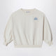Bobo Choses White Mélange Cotton Sweatshirt With Logo