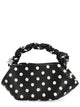 Ganni Black Recycled Leather Handbag