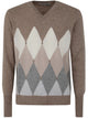 Ballantyne V Neck Pullover With Diamonds