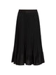 Karl Lagerfeld Black Pleated Skirt
