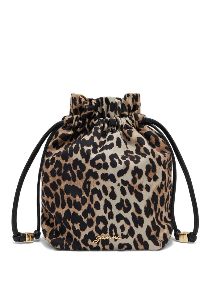 Ganni Animalier Recycled Polyamide Handbag