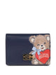 Ganni Bou Card Holder With Flap And Bear