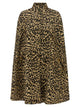 Valentino Garavani Valentino Garavani Cape In Animalier Cloth