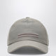 Zegna Taupe Cotton Baseball Cap