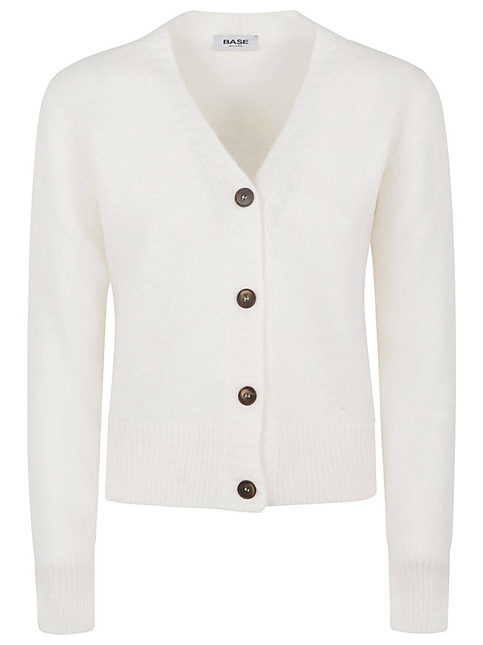 Base Milano Wool V-Necked Cardigan