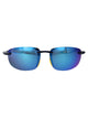 Maui Jim Blue Hookipa Ultra Mtt Drk Blue W/Ylw Acetate Sunglasses