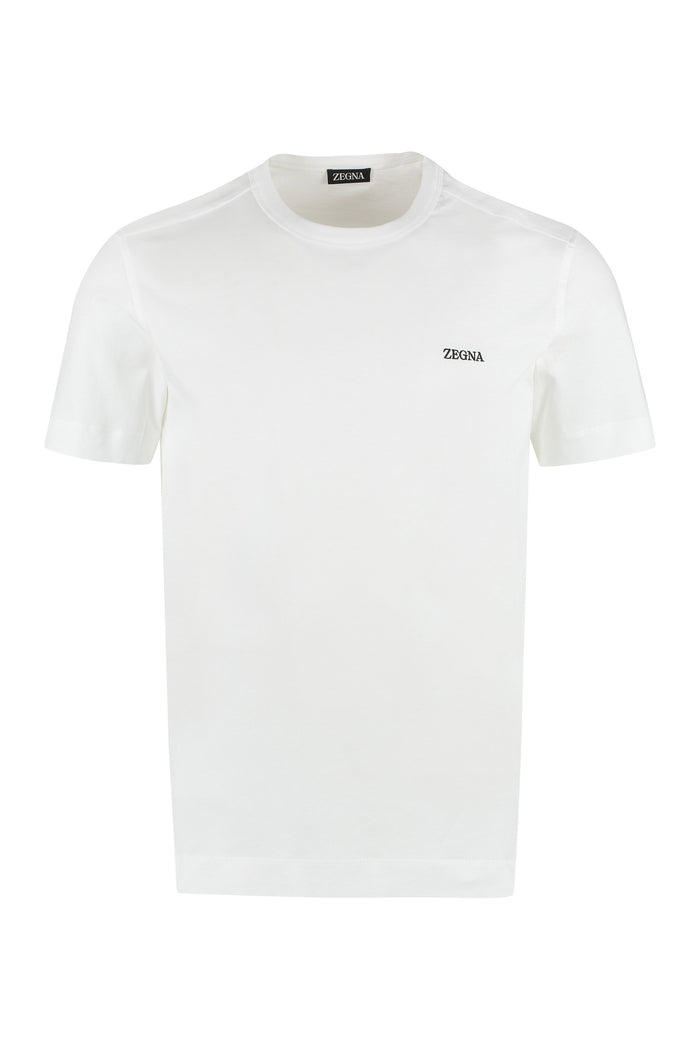 Zegna Logo Cotton T-Shirt