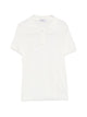 Base Milano Linen And Cotton Blend Polo Shirt