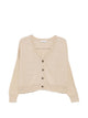 Base Milano Linen And Cotton Blend Cardigan