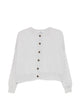 Base Milano Linen And Cotton Blend Cardigan