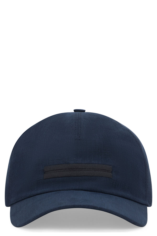Zegna Linen Baseball Cap