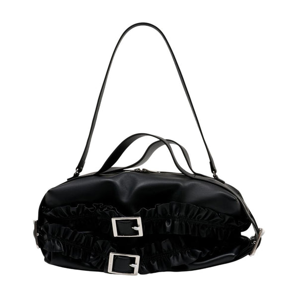 Simone Rocha Biker Frill Belt Bag -  - Leather - Black
