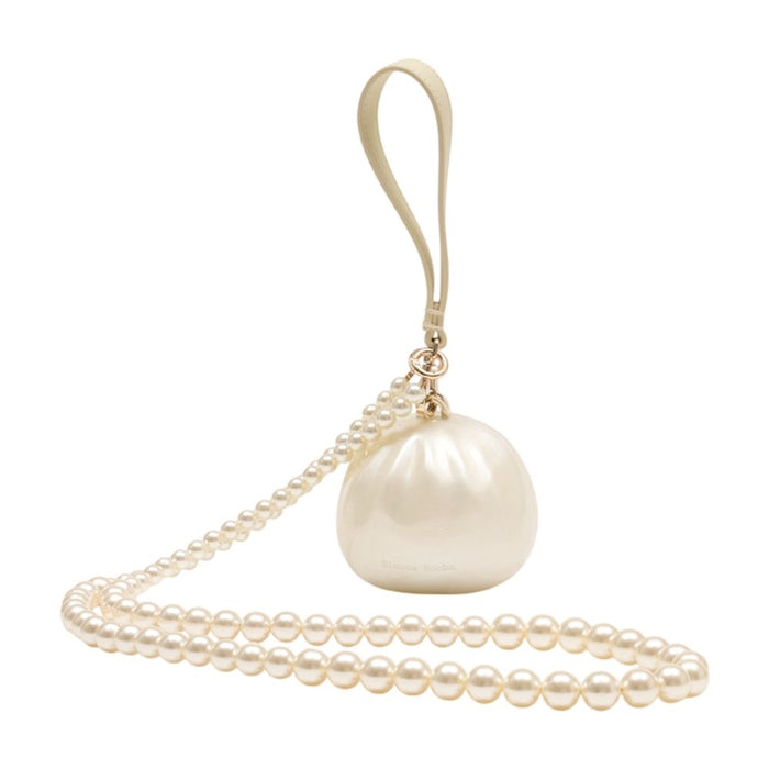 Simone Rocha Pearl Crossbody Dim Sum -  - Synthetic Leather - Ivory