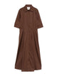 Crida Milano Camel Cotton Midi Dress