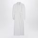 Max Mara  White Shirt Dress In Cotton Twill