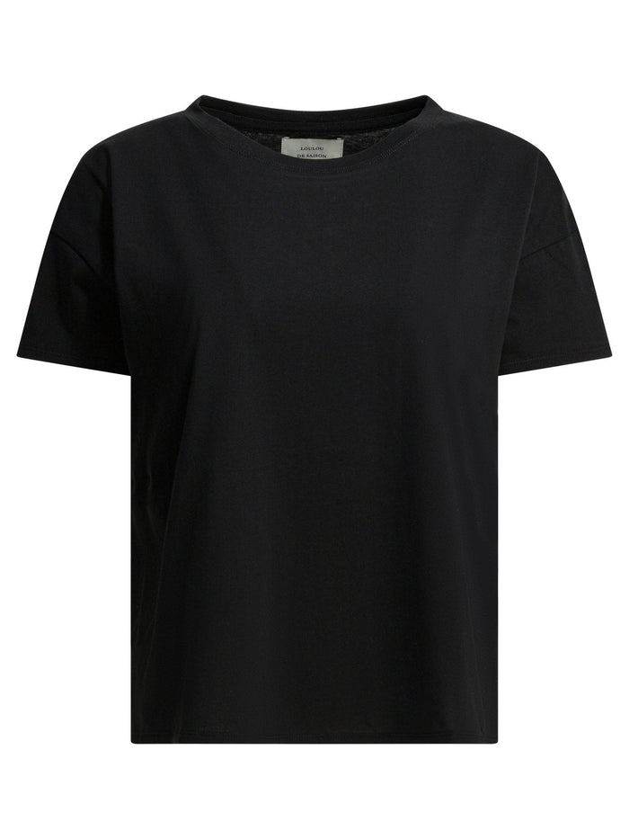 Loulou De Saison Black Cotton T-Shirt