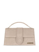 Jacquemus Beige Le Grand Bambino Bag Gold Logo