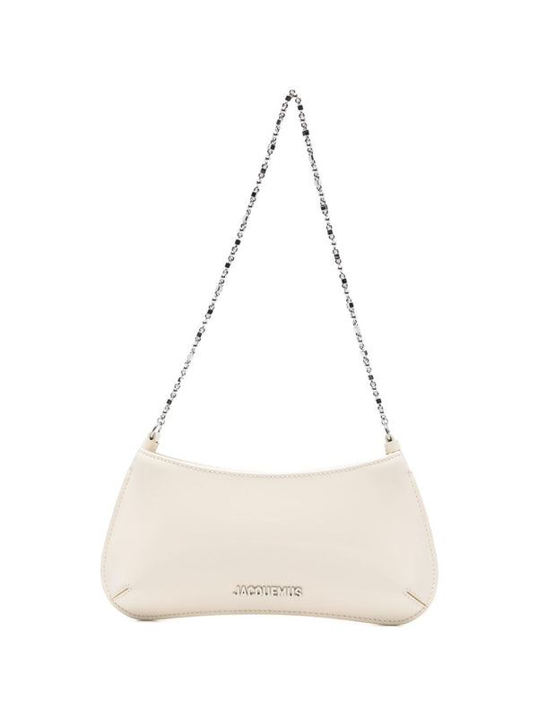 Jacquemus Le Petit Bisou Chaine Leather Shoulder Bag