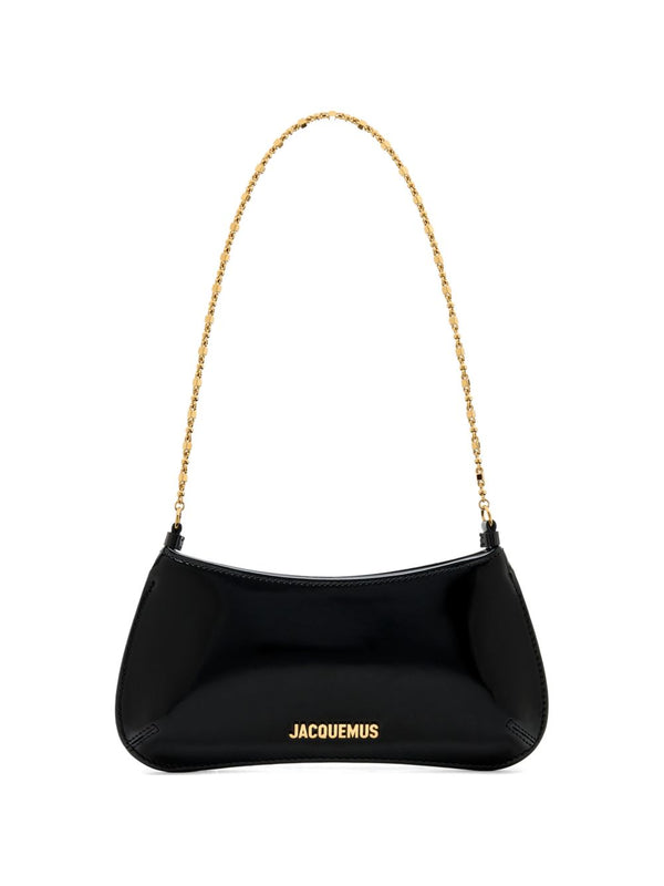 Jacquemus Le Petit Bisou Chaine Leather Shoulder Bag