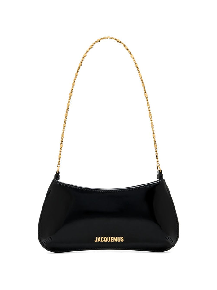Jacquemus Le Petit Bisou Chaine Leather Shoulder Bag