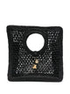 Jacquemus Le Petit Carre Spiaggia Rafia Handbag