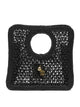 Jacquemus Small Woven-Design Charm-Detail Tote Bag