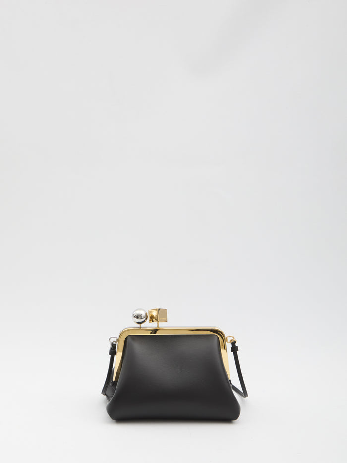 Jacquemus Compact Le Berlingot Leather Clutch Bag