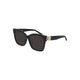 Balenciaga Sunglasses  Bb0102sa 001 Black Gold Grey 57/16/145
