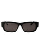 Balenciaga Black Black Grey Acetate Sunglasses