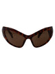 Balenciaga Acetate Havana Sunglasses
