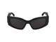Balenciaga Sunglasses  Bb0321s 001 Black Black Grey 57/17/125