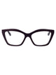 Balenciaga Violet Violet Transparent Acetate Glasses
