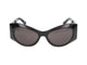 Balenciaga Sunglasses  Bb0394s 003 Black Black Grey 59/19/145