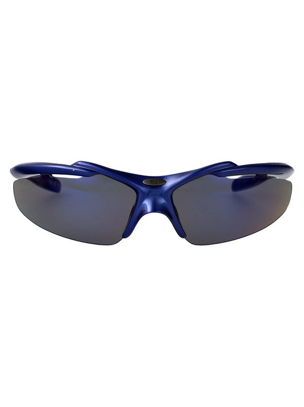 Balenciaga Blue-Blue-Smoke Injected Sunglasses