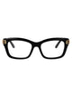 Balenciaga Black-Black-Transparent Acetate Glasses