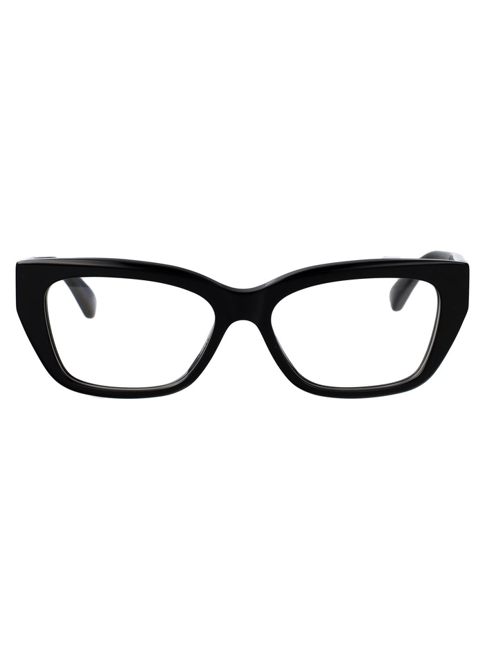 Balenciaga Black-Black-Transparent Acetate Glasses