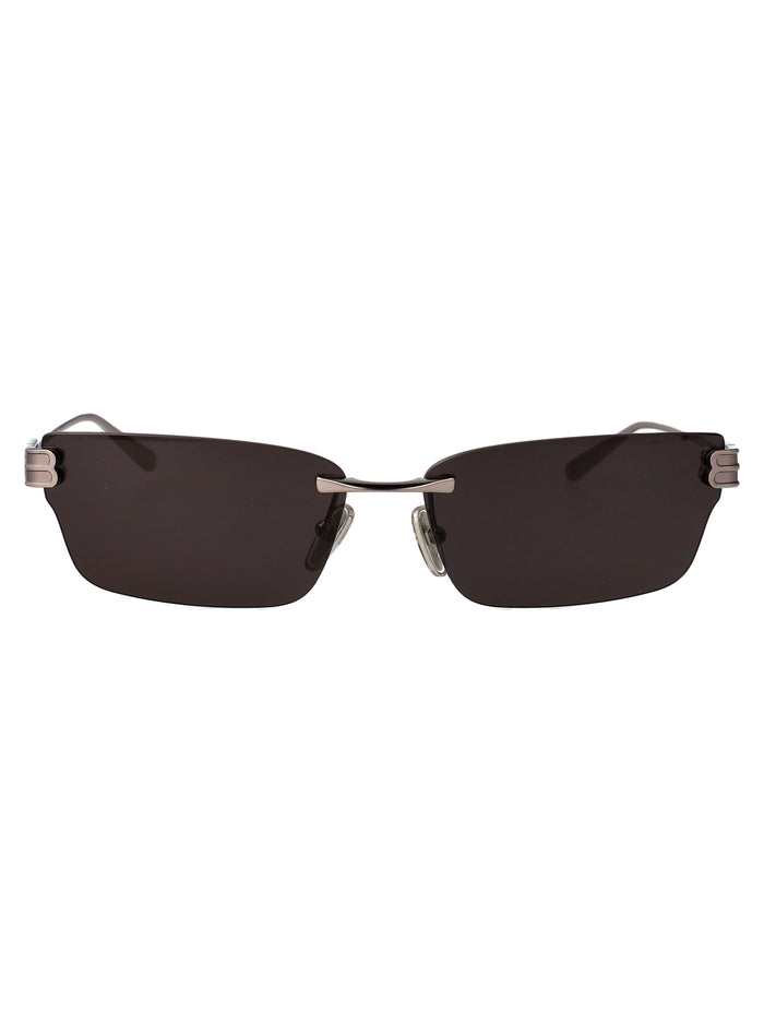 Balenciaga Ruthenium-Ruthenium-Grey Metal Sunglasses