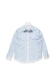 Acne Studios Blue White Cotton Shirt