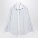 Acne Studios Layered Poplin Button-Up Shirt Blue/White