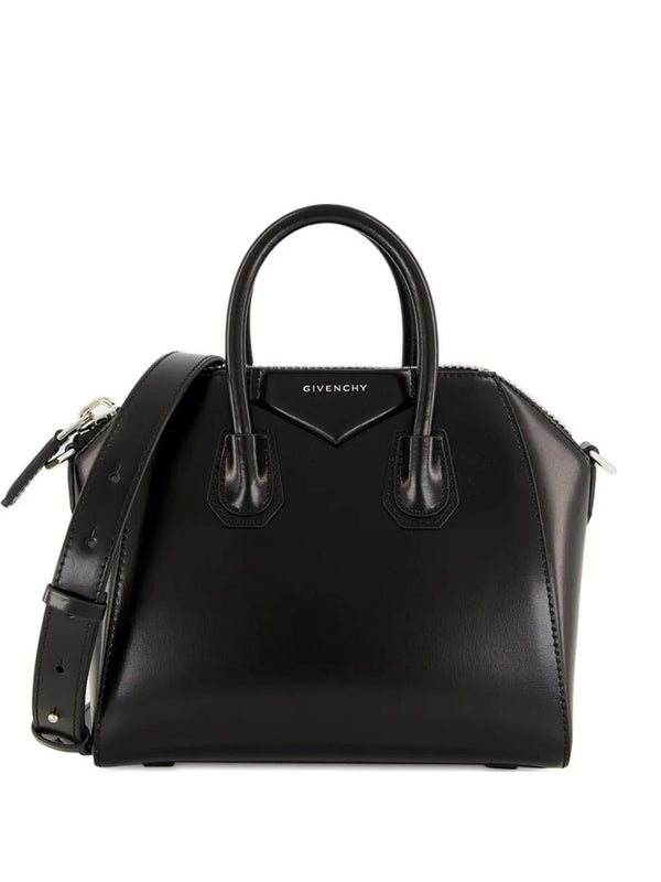 Givenchy Black Leather Mini Antigona Handbag
