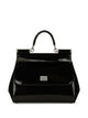 Dolce & Gabbana Sicly Large Shiny Leather Handbag
