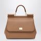 Dolce&Gabbana Large Caramel Sicily Hand Bag
