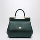 Dolce&Gabbana Sicily Medium Top-Handle Bag In Green