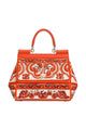 Dolce & Gabbana Sicily Maiolica Print Handbag