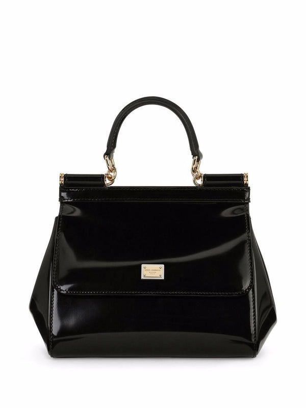 Dolce & Gabbana Sicily Medium Leather Handbag