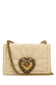 Dolce & Gabbana Ivory Nappa Leather Devotion Shoulder Bag