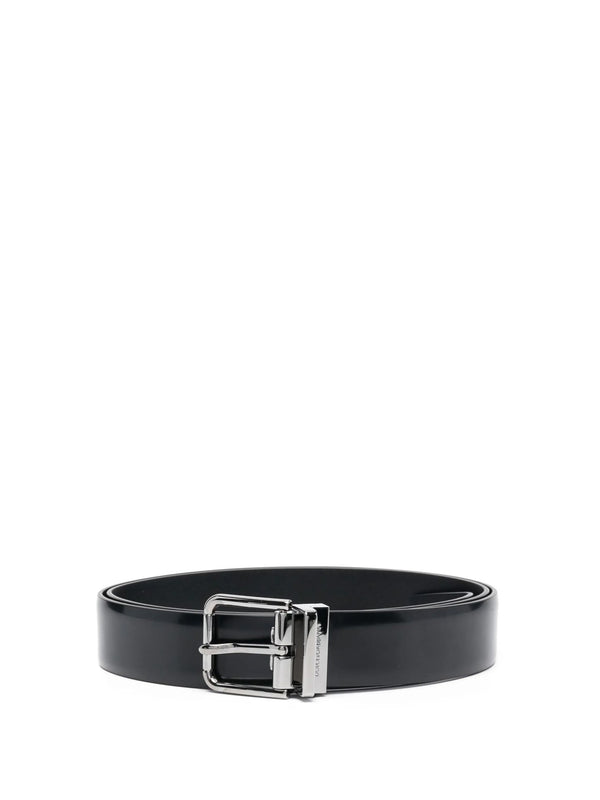 Dolce & Gabbana Brushed Calfskin Belt