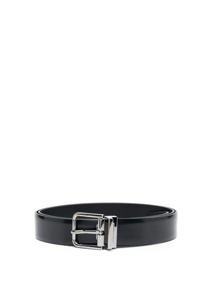 Dolce & Gabbana Brushed Calfskin Belt